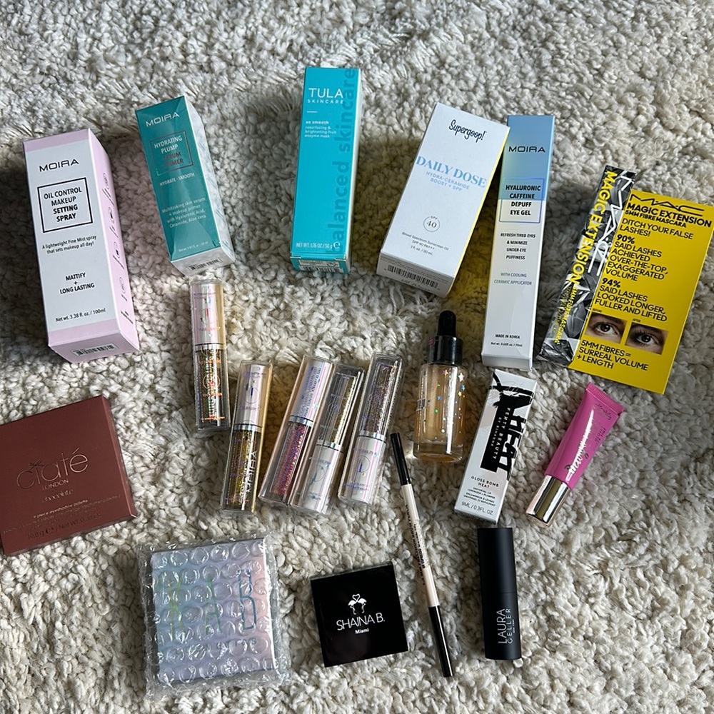 Bundle of new makeup and skincare!